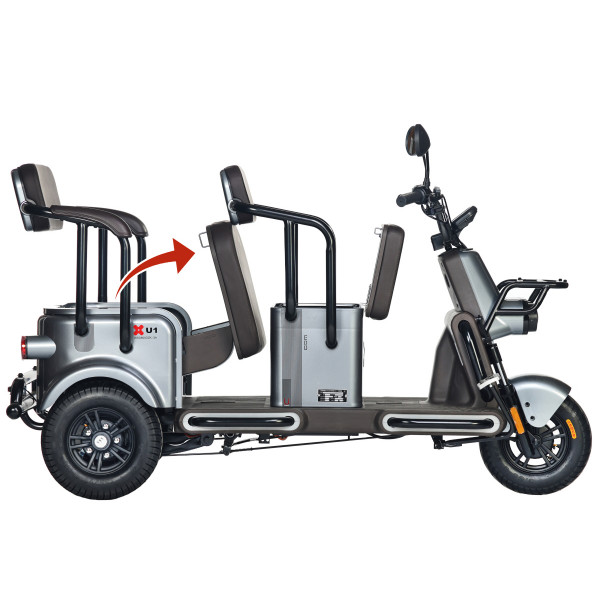 Электротрицикл Wanshida U1-X 60V 800Вт