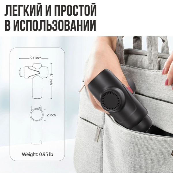 Перкуссионный массажер VitaMove Prime R1 (P2)